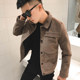 ເສື້ອຂົນສັດຜູ້ຊາຍ 2023 ດູໃບໄມ້ລົ່ນແລະລະດູຫນາວໃຫມ່ jacket ຜູ້ຊາຍຫນາ trendy ຍີ່ຫໍ້ trendy spring and autumn style handsome and high-end
