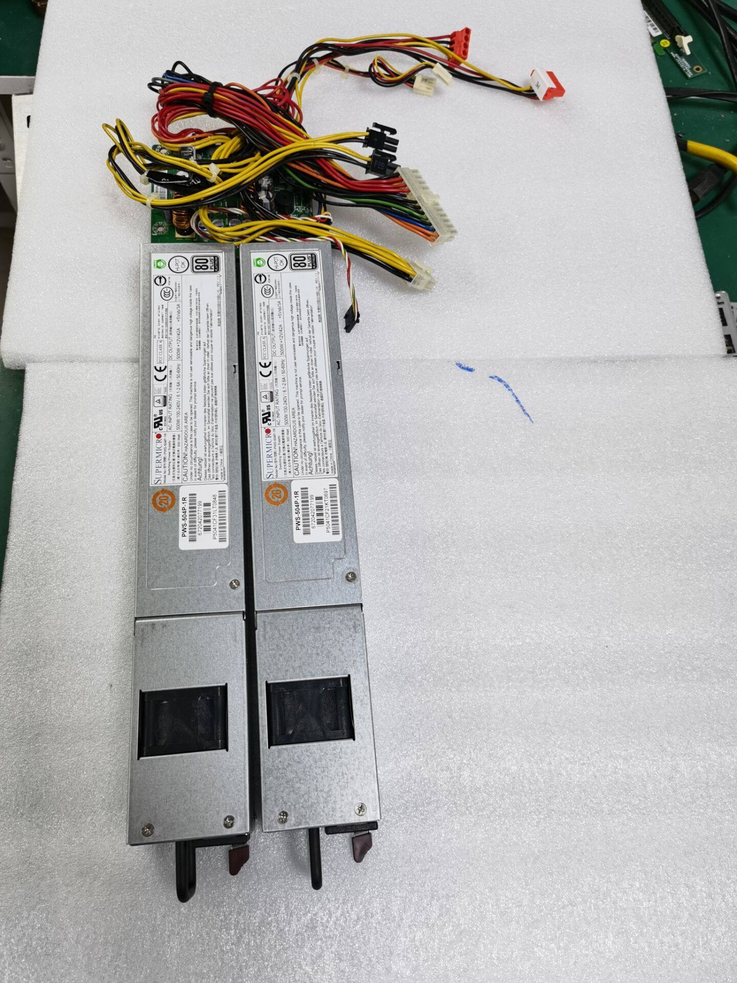 Ultra-micro PWS-504-1R 500w double electric hot swap power 24P 24P 8P 8P 8P 4P 4P) D type * 2