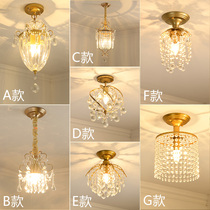 Aisle lamp corridor lamp Creative personalized household access channel Xuangguang balcony Simple modern light luxury crystal ceiling