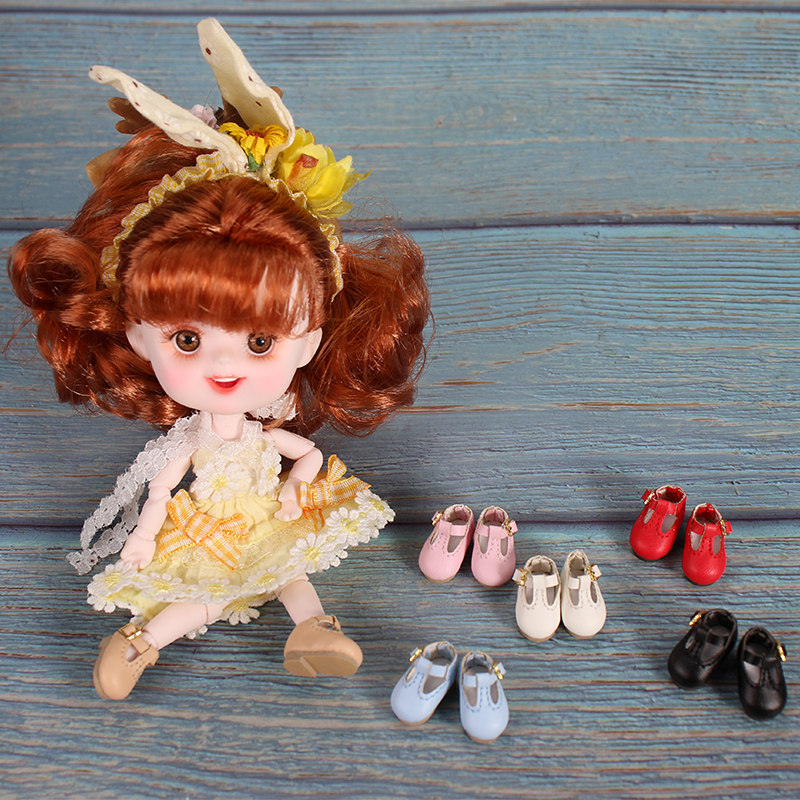 ob11 shoes Middie ICY DBS FABRIC DOLLS HOLALA bjd8 SHOES TUK-TUK SMALL LEATHER SHOES