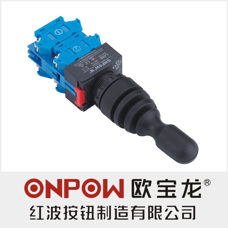 Onpow China Red Wave Las0-K-40C43/41 Self-Resetting and Retaining Rocker Switch Cross Switch 22mm
