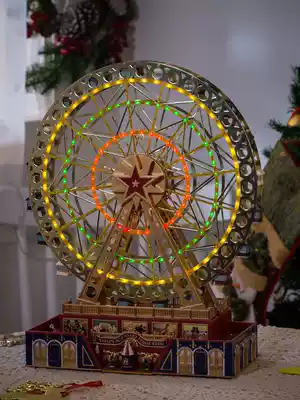 Mr Christmas Electric rotating Ferris Wheel Music Box Music Box Valentine's Day Birthday gift for girls