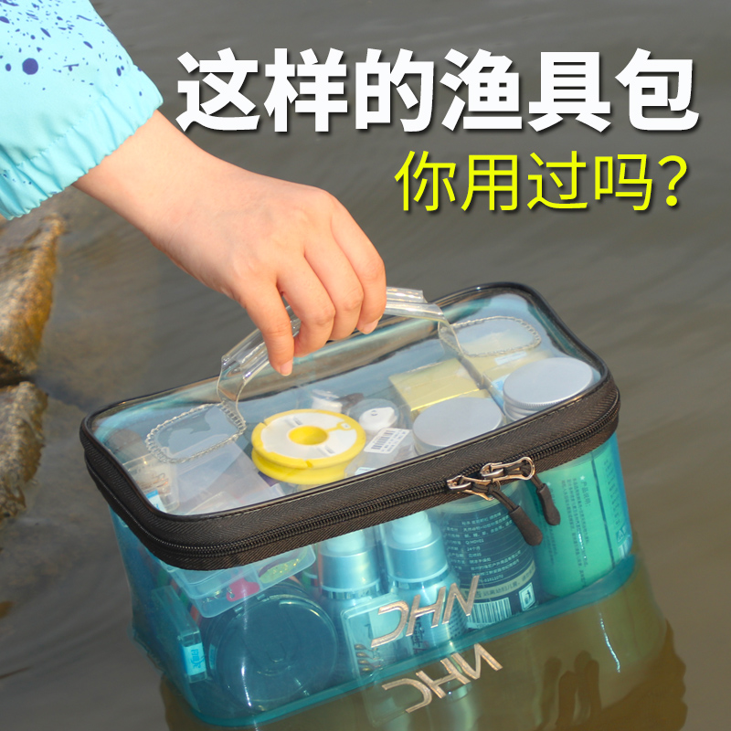 Fishing gear kits new fish bag multifunction containing thickened fishing waterproof light poop type fish with lujah fishing gear