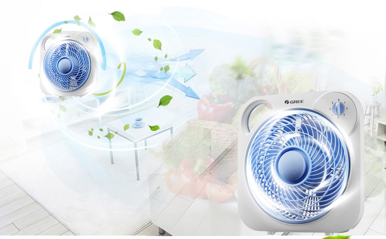 Gree điện quạt máy tính để bàn bật quạt nhà may mắn quạt im lặng sinh viên ký túc xá bàn quạt sàn quạt nhỏ - Quạt điện quạt hơi nước boss s106