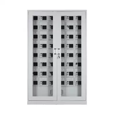 Mobile phone charging cabinet Army factory employee mobile phone storage cabinet shielding cabinet Acrylic transparent electronic storage cabinet