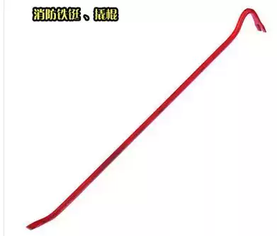 Miniature fire station iron collar crowbar Fire iron collar fire pry inspection hair train potassium hydroxide paper towel