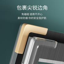Window broken bridge aluminum silicone anti-collision angle aluminum alloy plastic steel inner door opening window corner anti-bump right angle protective cover