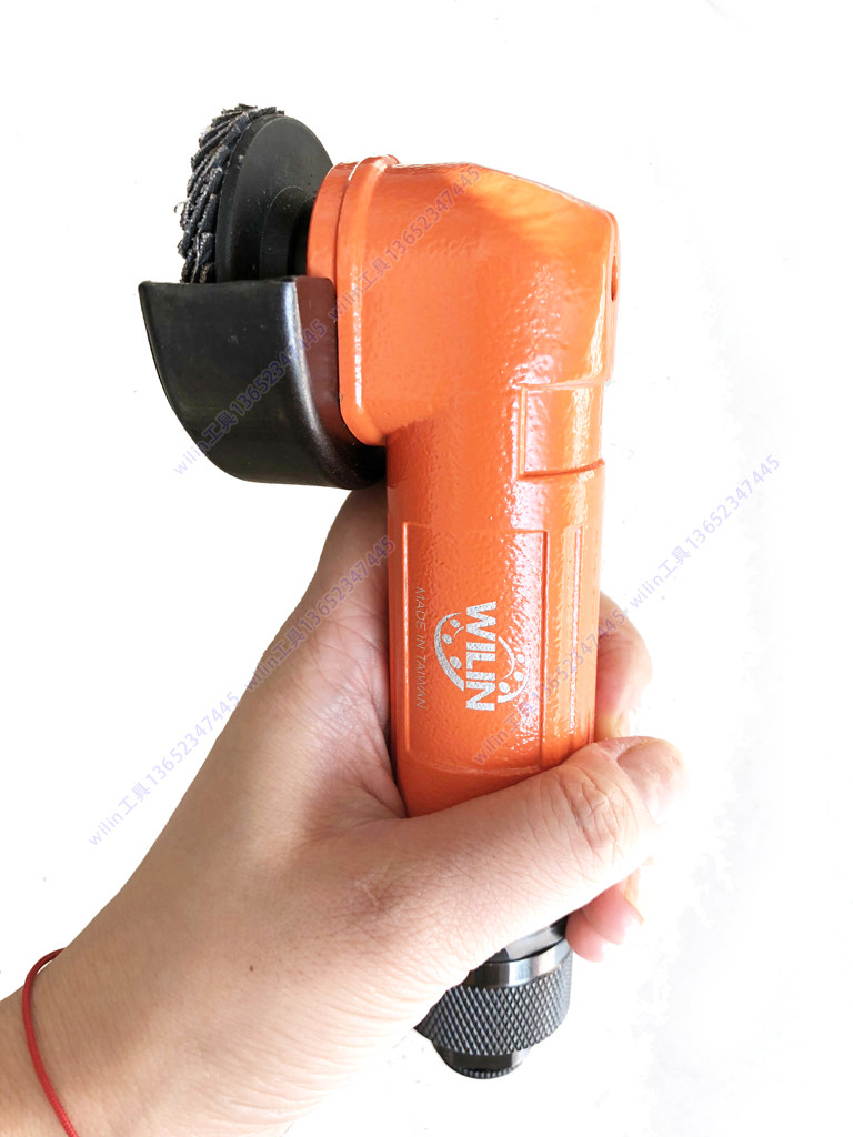 Taiwan Weilin 2 inch angle mill pneumatic angle mill industrial grade polishing machine 50mm shutter polishing