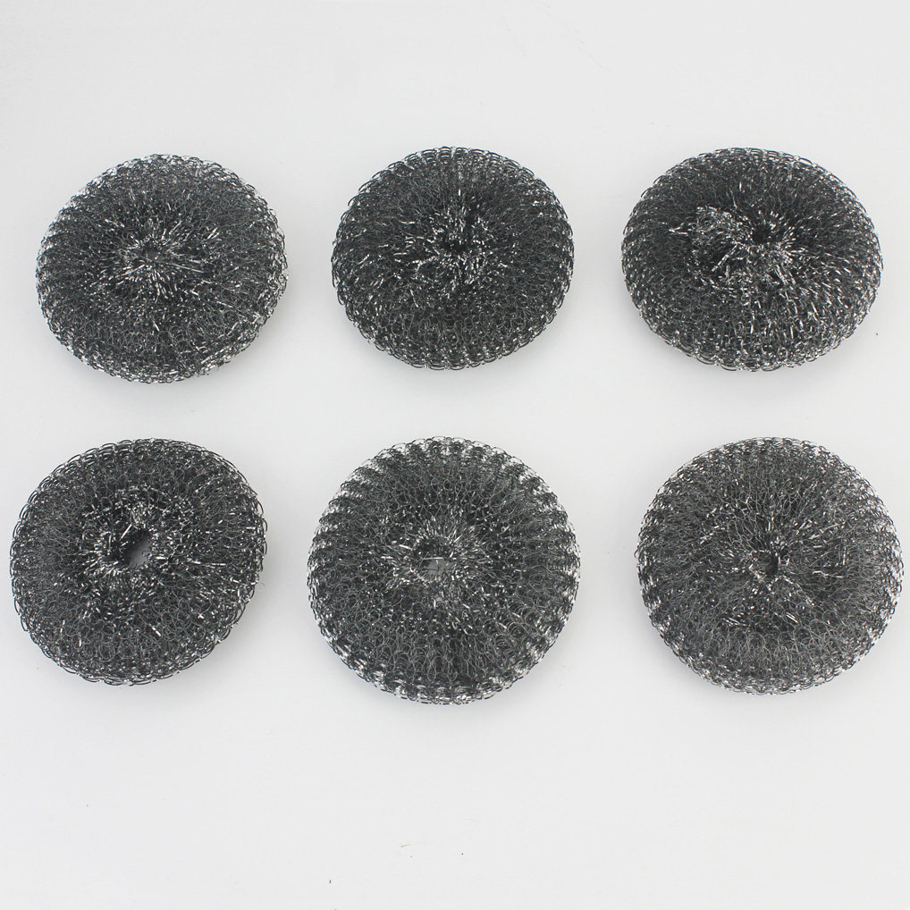 Kitchen tools, wire ball brush handle can be replaced brush head decontamination long handle pan brush does not hurt the hand cleaning ball can be replaced