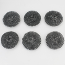 Kitchen tool rigid wire ball brush handle can be changed brush head decontamination long handle pot brush does not hurt hand cleaning ball can be replaced