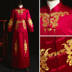 Kiểu Trung Quốc cho thấy phù hợp với đám cưới vài chương trình Kimono chú rể 2019 mới retro rồng phượng cổ điển váy cưới nam 