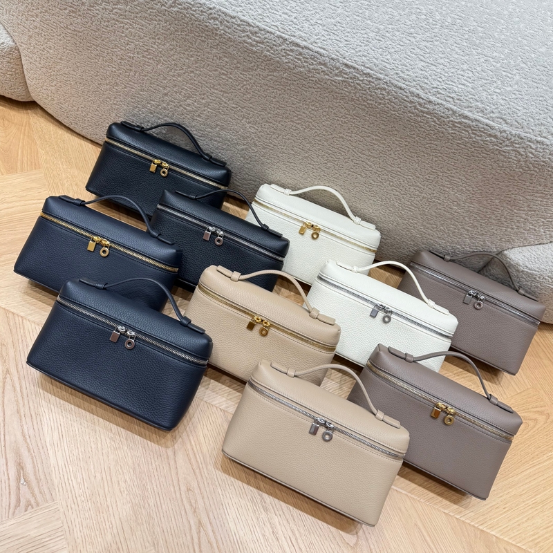 High-End Version Lp19 Lunchbox Bag Imported Calfskin L19 Pebbled Leather Cosmetic Handbag Crossbody Bag Box Bag High-End Version Lp19 Lunchbox Bag Imported Calfskin L19 Pebbled Leather Cosmetic Handbag Crossbody Bag Box Bag
