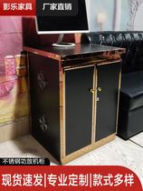 KTV amplifier cabinet special stainless steel karaoke cabinet box audio mixer equipment cabinet home customization
