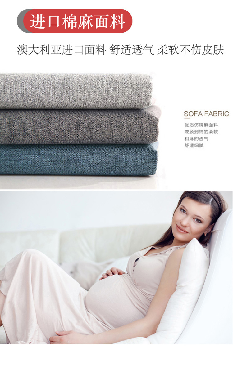 Nordic chăn sofa vải kết hợp của căn hộ nhỏ hiện đại nhỏ gọn sau khi căn hộ ba đôi mủ Đi văng mềm lười biếng - Ghế sô pha ghế sofa phòng khách nhỏ