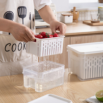 Ika Mini Ika Home Home Japanese style minimalist with cover Leachate fridge Food Fruit containing box 0