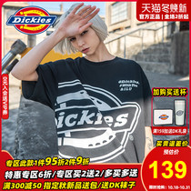 Dickies short sleeve T-shirt female summer New loose Tide brand big logo printing cotton couples half sleeve mens official