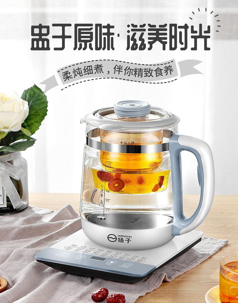 扬子 多功能全自动养生壶 煮茶器 1.8L大容量 图1