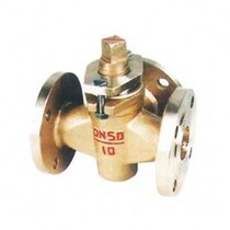 Bamboo Valve Industry X44W-10T three-way copper flange plug valve DN15 20 25 32 40 50
