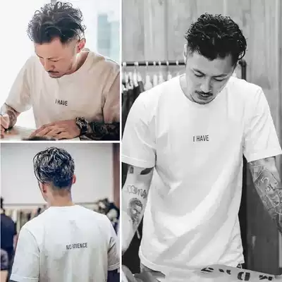 Net red short sleeve male trend tremble half sleeve male tide loose cotton T-shirt Hong Kong style Yu Wenle Joker Tide brand T-shirt