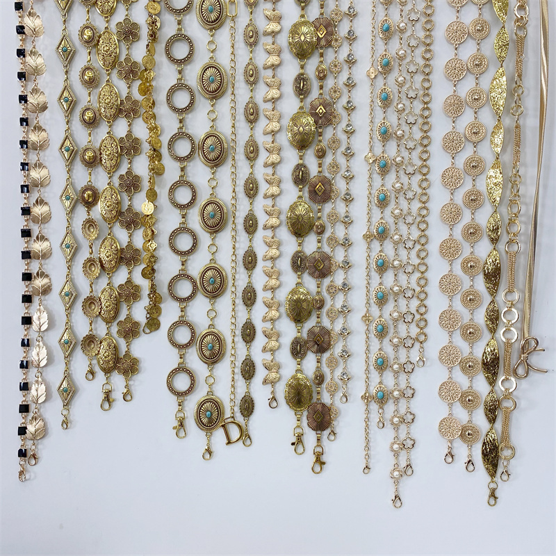 Waist Chain for Women, Decorative Thin Belt, Simple Style to Match Dresses, Silver Ethnic Style Iron Chain, Gold Small Belt, Dress Belt Waist Chain for Women, Decorative Thin Belt, Simple Style to Match Dresses, Silver Ethnic Style Iron Chain, Gold Small Belt, Dress Belt
