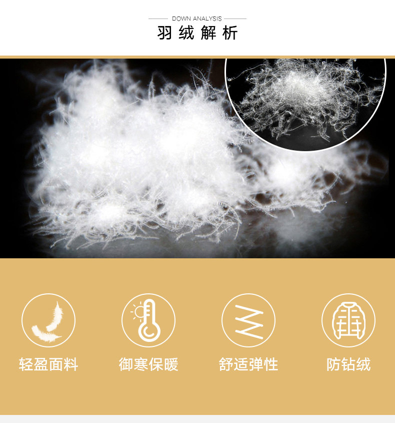 千莱圣雪 中老年男士羽绒服 90白鸭绒 图9