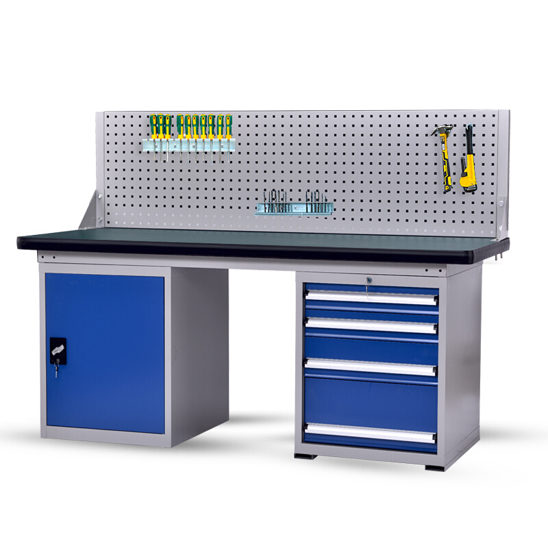 Sumite anti-static workbench fitter operation multi-function repair table metal factory workshop experimental table