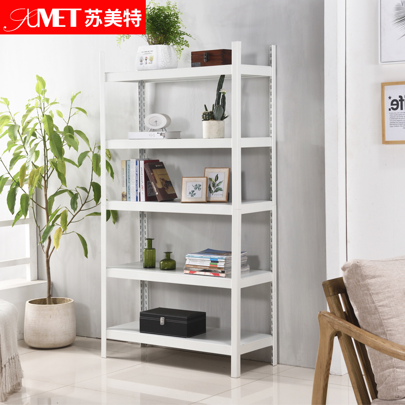Sumette Home Shelf Warehouse Shelving Rack Kitchen Terrace Kitchen Balcony Shelving Iron Shelf Supermarket Angle Steel Frame