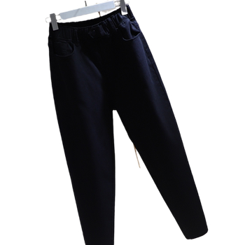 Clearance clearance pants ເກົ້າໄຕມາດສີຂາວສໍາລັບແມ່ຍິງ
