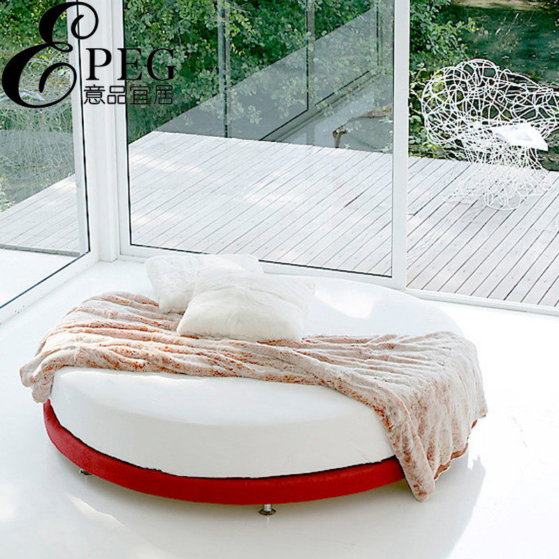 Folding round mattress Simmons can customize thickened cushion round latex independent spring whole net hotel bed and breakfast mattress