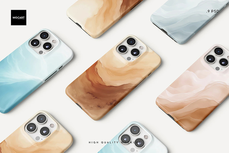 图片[3]-iPhone 15Pro塑料硅胶手机壳印花图案设计展示效果图psd样机素材-cg男孩