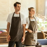 Фартук для работы, модная юбка, модный длинный нагрудник, в корейском стиле, делается под заказ