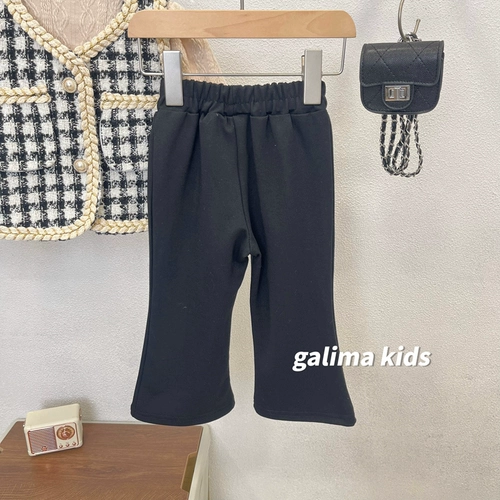 Осенние штаны, детские штаны-клёш, новая коллекция, в западном стиле, детская одежда, в корейском стиле