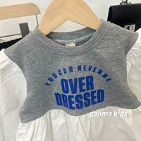 Серый шицветный свитер