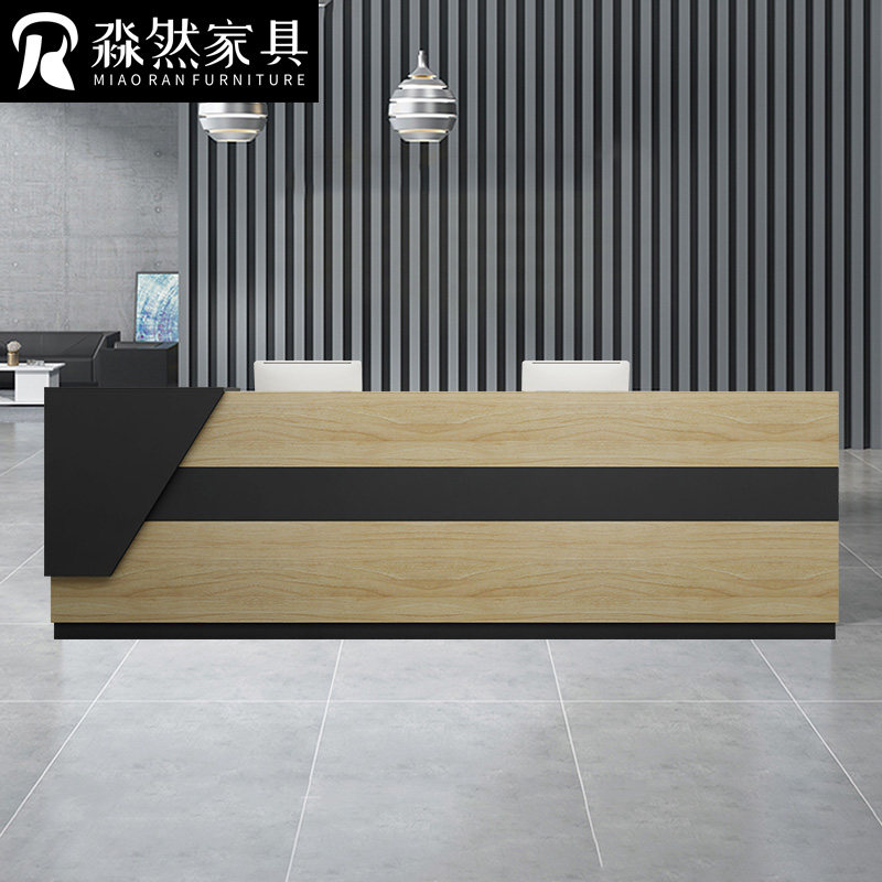 Company Reception Desk Reception Desk Brief Creative bar Desk Training Institute Front Desk Beauty Salon Kindergarten Front Desk-Taobao