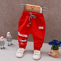 Брюки щенячьи красные