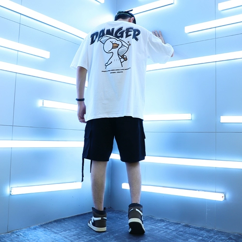 Футболка для влюбленных, оверсайз, короткий рукав, в корейском стиле