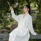 素飞 Ханьфу, кружевное бархатное приятное телу ципао, куртка, увеличенная толщина, китайский стиль, оверсайз