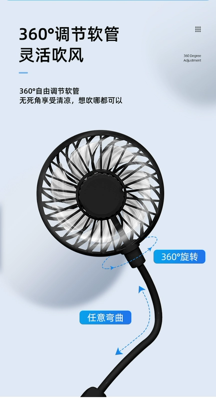 vành mũ bảo hộ che nắng Mũ Cứng Ngoài Treo Cổ Quạt Di Động Mini USB Lười Tắt Tiếng Quạt Nhỏ Gió Lớn Có Thể Gập Lại vành mũ bảo hộ vành mũ bảo hộ