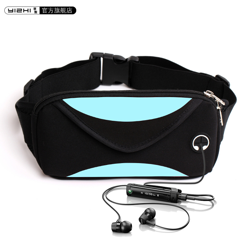 Sports belt bag men's and women's running mobile phone bag multifunctional waterproof fitness equipment small belt bag trend new fashion