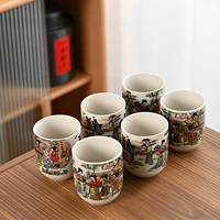 Платформа двенадцать чая с золотой капиталом 6 чашек