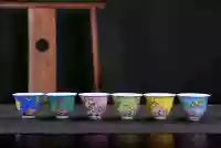 Цветы Люфу, птицы и птицы, магнолия чашка-6 цветовая заправка