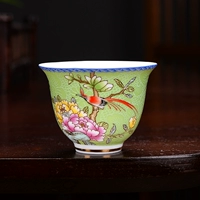 Люфу цветы и птицы собирают цветы магнолия чашка-цинкао зеленый