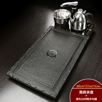 Черный полный автоматический Wujin Stone Totten Tea Drive 80x37