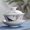 Bình gốm sứ màu xanh và trắng lớn ba bát Trà Kung Fu đặt tay cầm nồi sứ men trắng sứ bình trà tôn trọng chén trà hộ gia đình - Trà sứ