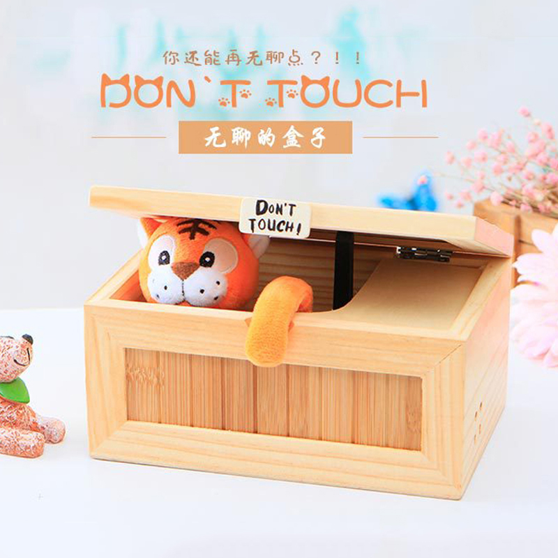 Don touch interactive tiger boring box toy Net red artifact trembles with birthday gift girl