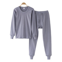 Middle-aged men autumn clothes autumn pants single layer base underwear Cotton sweater Cotton pants Old man Xinjiang cotton suit old-fashioned