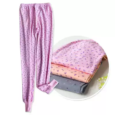 Middle-aged and elderly sanitary pants single lady cotton cotton wool pants inner pants red cotton mother plus size loose pajamas