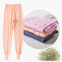3 middle-aged women autumn pants Old cotton leggings large size pajamas air conditioning pants mom pants Xinjiang cotton