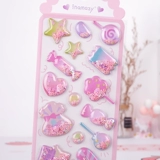 Качалка, детское мультяшное украшение для ногтей, водонепроницаемая наклейка, наклейки, 3D, планировщик