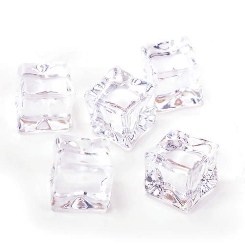 Реалистичные маленькие кубики льда, маленькая игра с едой, аксессуар, ручка ручной работы, популярно в интернете, «сделай сам»